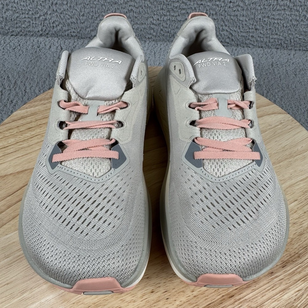 Altra FWD Via 2 Womens Size 7 Tan White Road Running Shoes 4mm Drop AL0A85TW922 - Picture 3 of 12